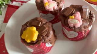 米粉のチョコカップケーキ