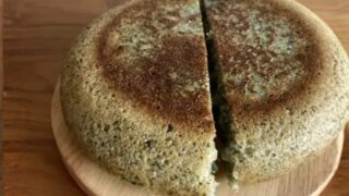 ほうれん草のフライパンパン