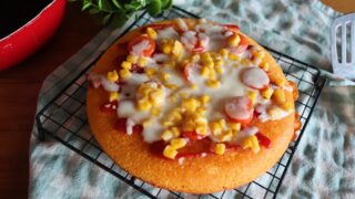 米粉のピザパン（業スー米粉）