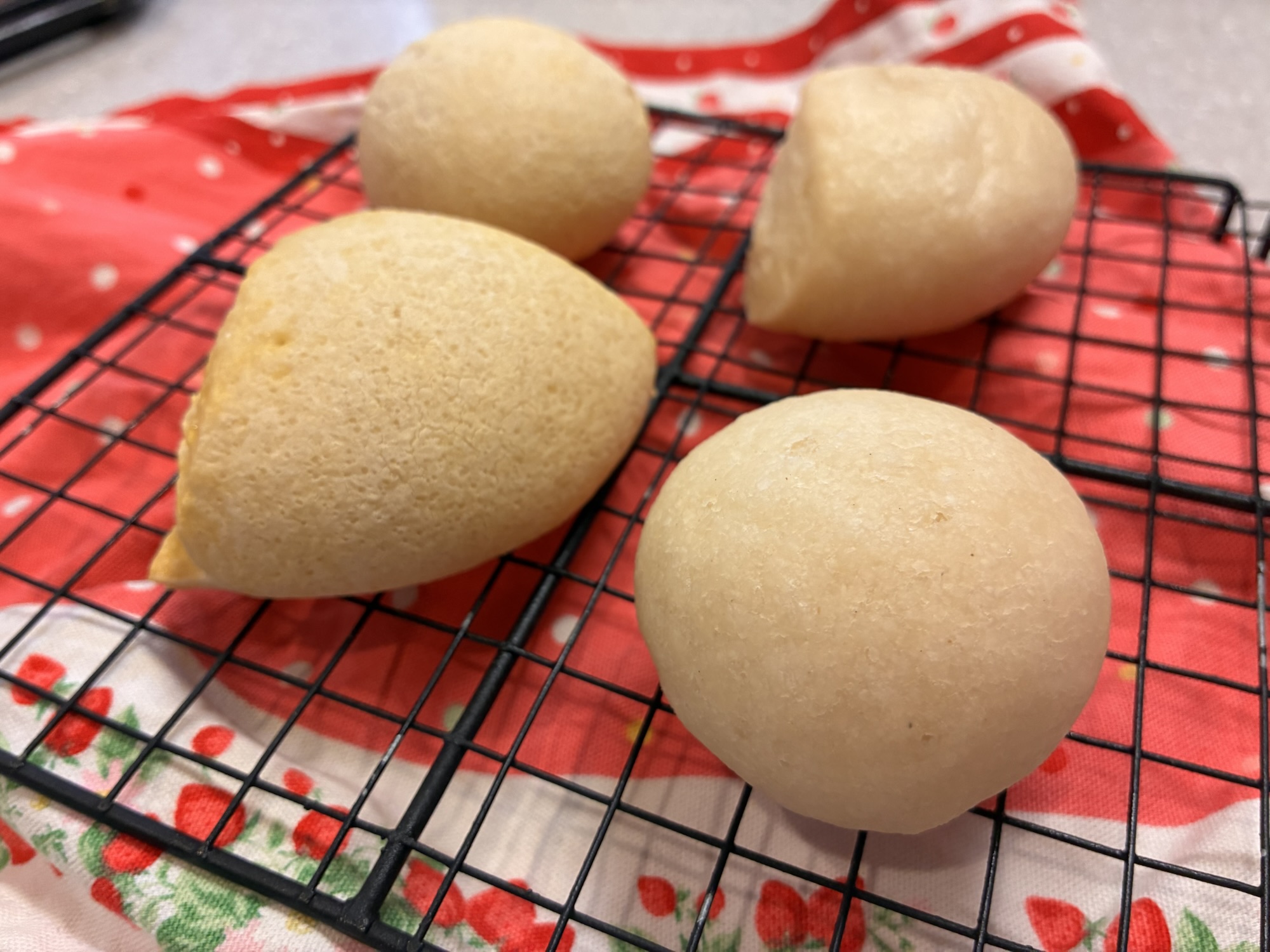 冷蔵発酵のおやすみパン（米の粉／卵なし）